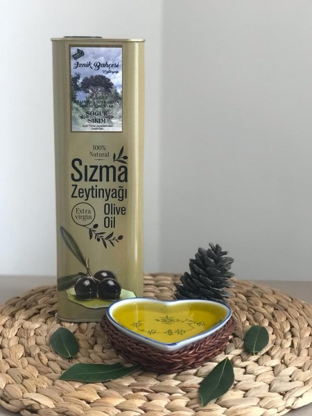 2 LT Teneke Soğuk Sıkım Natural Zeytinyağı